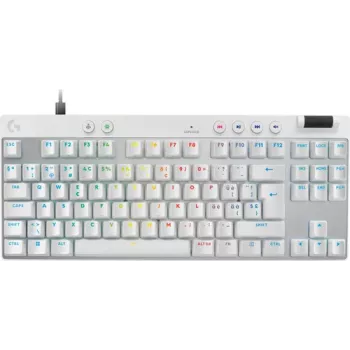 Logitech G PRO X RAPID Klawiatura gamingowa - TKL - Mechaniczna - QWERTZ (CH) - Biała (920-013286)