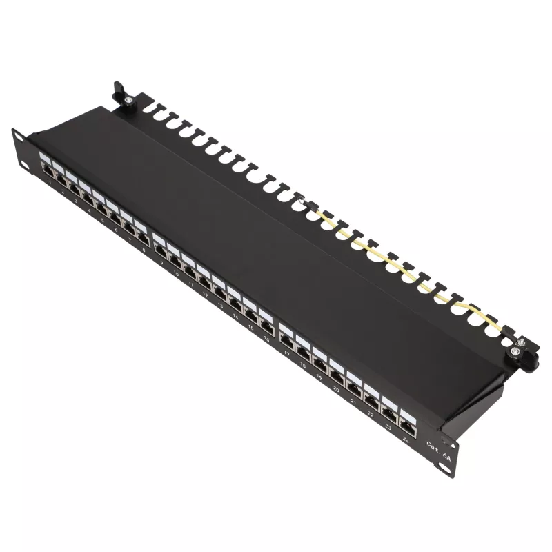 Patch Panel - Extralink CAT6A STP, 24 porty