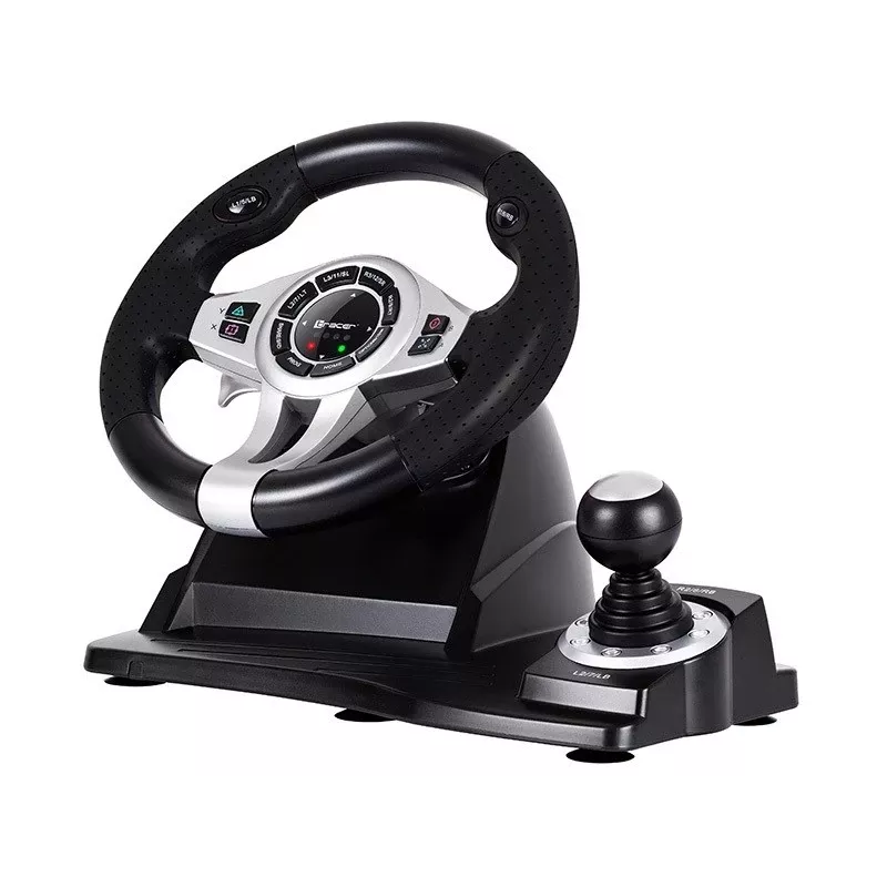 Kontroler Tracer TRAJOY46524 Czarna Kierownica + Pedały PlayStation 4, PlayStation 3