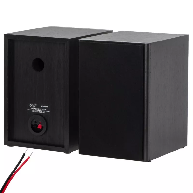 Mini zestaw stereo Hi‑Fi Adler AD 1917 — Bluetooth V5.3, CD/USB/MP3, 2×25W RMS, tuner FM, 4‑pasmowy korektor, AUX, czarny
