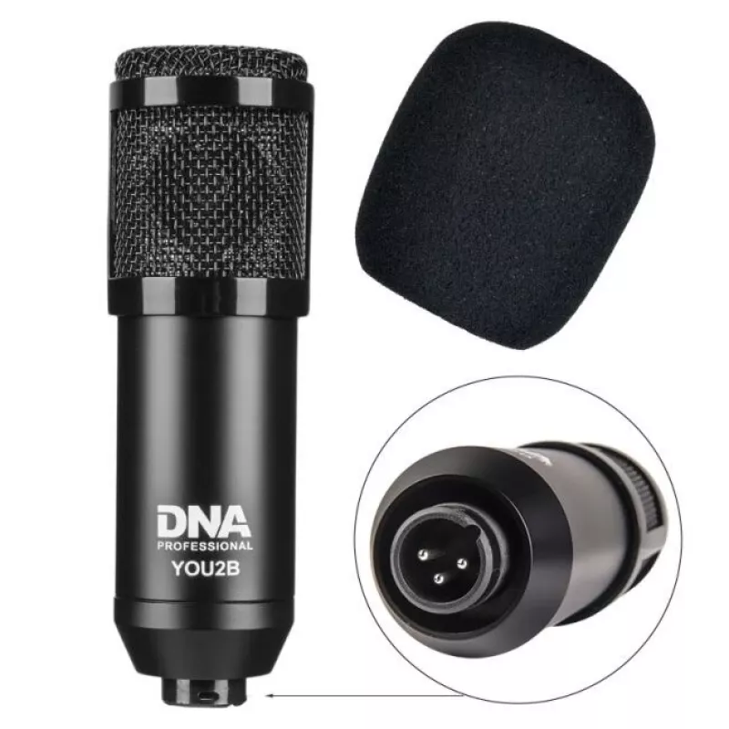 Zestaw mikrofonowy Bitmat DNA YOU2B — mikrofon, interfejs audio, statyw i kable