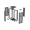 Szafa rackowa LANBERG FF01-6624-23BL 24U wolnostojąca 19 cali 600×600 mm IP20 czarna