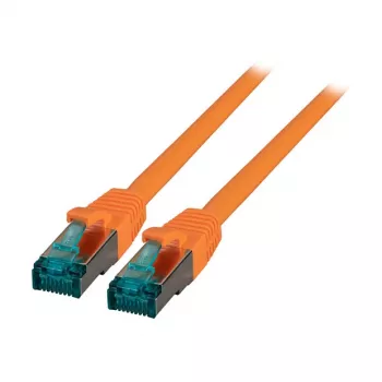 EFB-Elektronik RJ45 kabel krosowy Cat.6A S/FTP LSZH pomarańczowy 2m