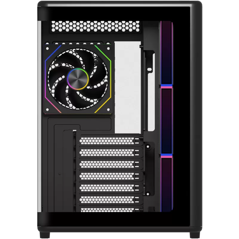 Elite 600 ARGB , obudowa Tower czarna, szkło hartowane x 2