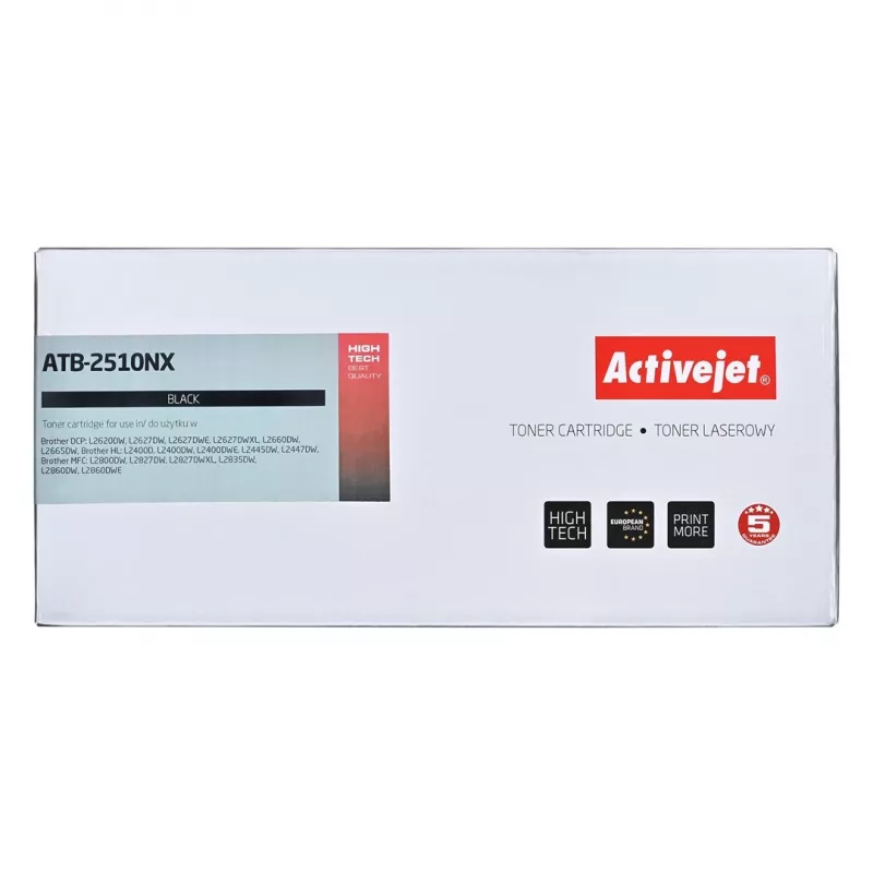 Wkład z tonerem ActiveJet ATB-2510NX czarny 3000 stron do Brother TN2510XL kompatybilny