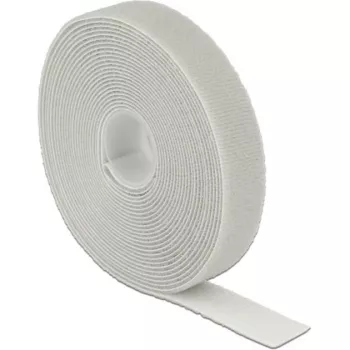 Taśma z rzepem DeLOCK 18280 Szary 20 mm 5 m