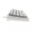 Mechaniczna klawiatura gamingowa TKL XTRFY K5 RGB — tenkeyless, przezroczysta/biała