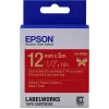 Epson Label Cartridge Satin Ribbon LK-4RKK Gold/czerwony 12mm (5m)