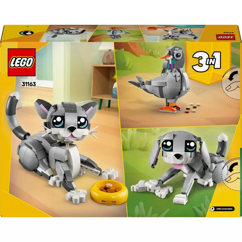 LEGO CREATOR 3 W 1 31163 Zabawny Kot