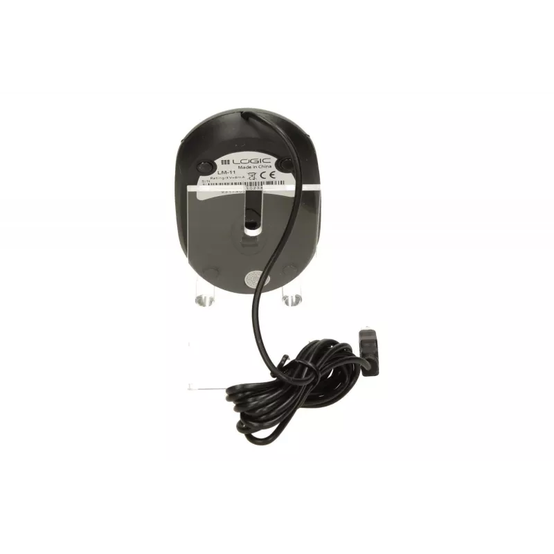 Mysz Logic Lm-11 - Optyczna - Przewodowa - USB - Czarna
