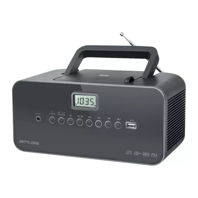 Odtwarzacz CD Muse M-28 DG Przenośny odtwarzacz CD Czarny