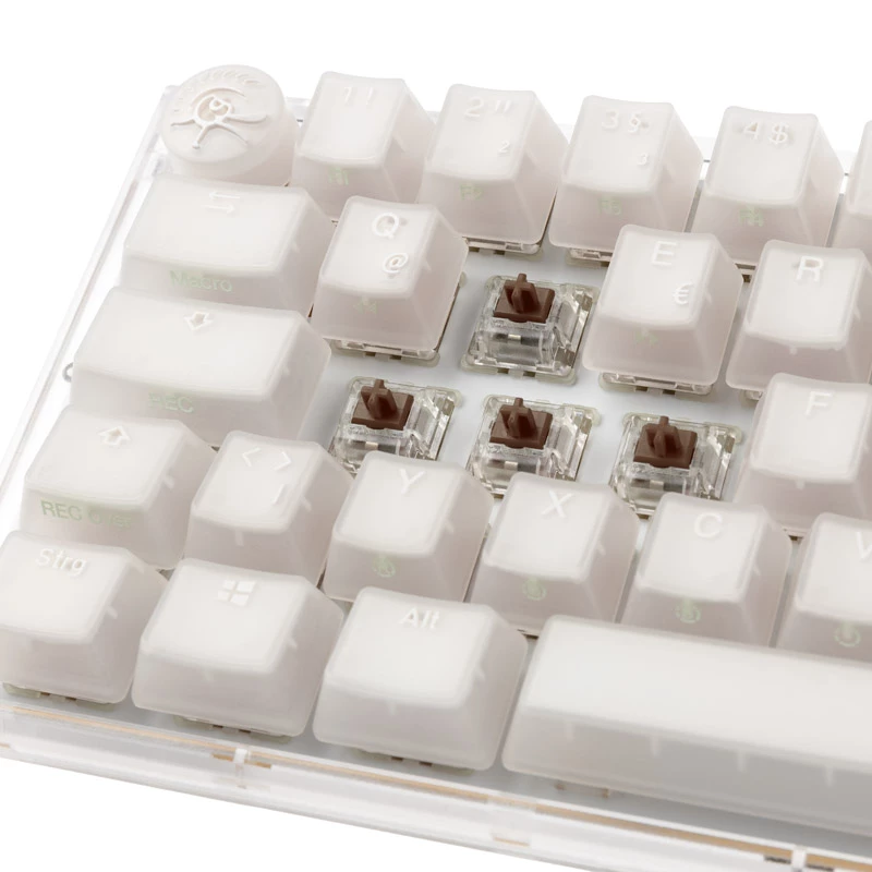 Klawiatura Ducky One 3 Mini do gier USB biała