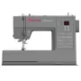 SINGER automatic sewing machine HD6605 — electric, 1-step buttonhole, free arm, szary, 6 kg