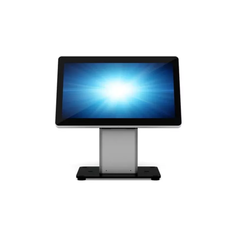 Elo cienki Self-Service Countertop Stand - Stojak - do terminala POS - Czarny/Srebrny - do Elo 1502L, 2002L, 2202L, 2402L, 2702L, I-Series ESY15i2, ESY15i5, ESY22i2, ESY22i5 (E514693)