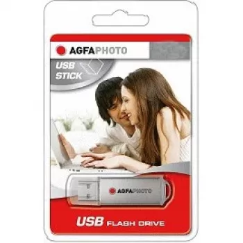 STICK AgfaPhoto USB 2.0 srebrny 4 GB