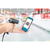 Manhattan 2D Long Range LED Barcode Scanner, USB, 450mm głębokość skanowania, maks. światło otoczenia 100 000 luksów (światło słoneczne), obsługuje symbologie - 1D (21 wersji) i 2D (10 wersji), kabel skanera RJ45 do USB 1,8 m (najpopularniejszy typ, czyli USB-A), czarny, 3 lata gwarancji