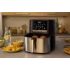 Frytkownica beztłuszczowa ESPERANZA EKA004 — 8 l, 1700 W, 8 programów, sterowanie dotykowe, stal nierdzewna