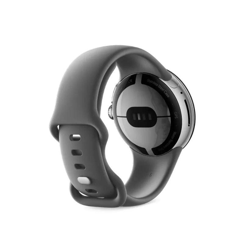 Google Pixel Watch - Polerowane srebro - Smartwatch z paskiem