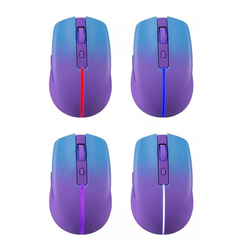 MYSZ DEFENDER MYSTERY MM-301 RF+BT FIOLETOWA 1600dpi 6P