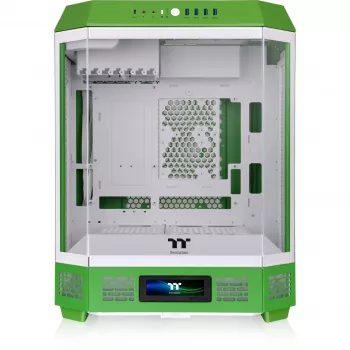 Thermaltake The Tower 600 Mid Tower ATX Case z panelami szklanymi (zielony/biały)