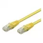 Wentronic Goobay CAT 6 kabel krosowy, U/UTP, żółty, 7.5 m - CCA miedź Mix (68428)