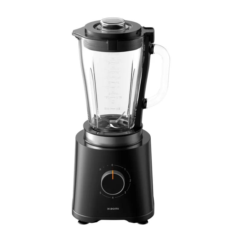 Blender kuchenny Xiaomi BHR8936EU — 600 W, misa 1,75 l, 5 prędkości, sterowanie obrotowe, ostrza ze stali nierdzewnej, czarny