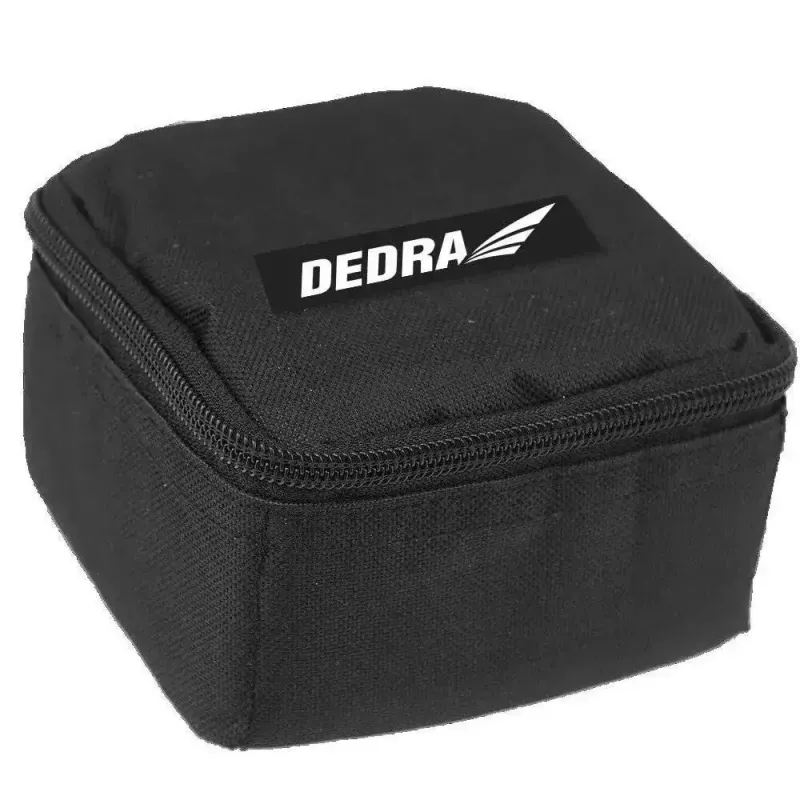 Poziomica laserowa Dedra MC0906 2D zielona wiązka, zasięg 20 m