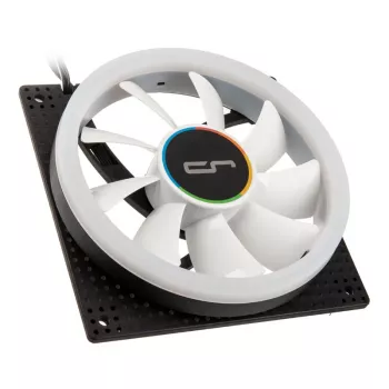 Wentylator Cryorig Crona X 120 mm biały — 400–1700 RPM, 60,6 CFM, 2,65 mmH2O