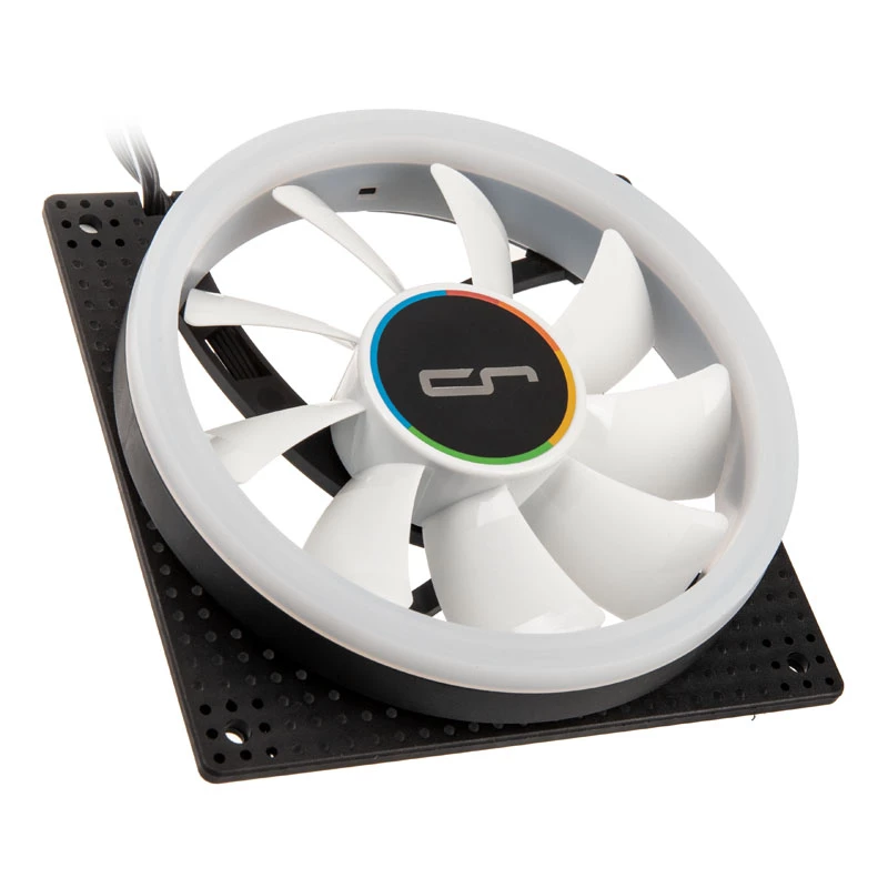 Wentylator Cryorig Crona X 120 mm biały — 400–1700 RPM, 60,6 CFM, 2,65 mmH2O