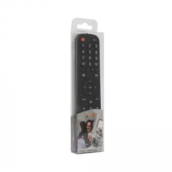 Pilot SBOX RC-01405 kompatybilny z różnymi modelami telewizorów Hisense