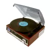 Gramofon audio Camry CR 1168 — czarny z wykończeniem drewnopodobnym, 33/45 obr./min, wbudowane głośniki, wyjście RCA