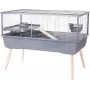 Klatka ZOLUX Neolife 100 dla świnki morskiej, szara, 990×540×760 mm, rozstaw prętów 15 mm, wyjmowana taca