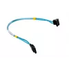 Kabel SATA Supermicro CBL-0186L 4x okrągły 0,56 m, SATA I, prosty męsko-męski, czarny/niebieski/biały