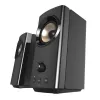 Głośniki komputerowe CREATIVE T60 2.0 Compact Hi-Fi z wyraźnym dialogiem i dźwiękiem przestrzennym Sound Blaster, zestaw SmartComms Kit, porty USB-C audio, mikrofon i słuchawki B