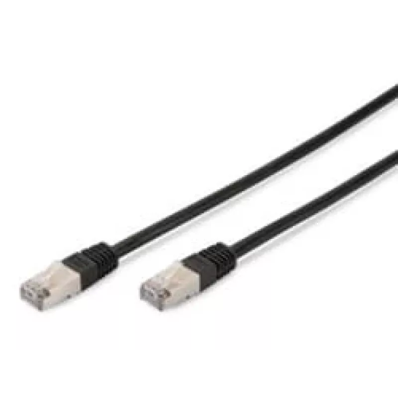 Kabel sieciowy Digitus CAT 5e SF/UTP Patchcord Czarny 3m