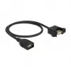Kabel USB DeLOCK 85459 USB 2.0 0,5 m Czarny
