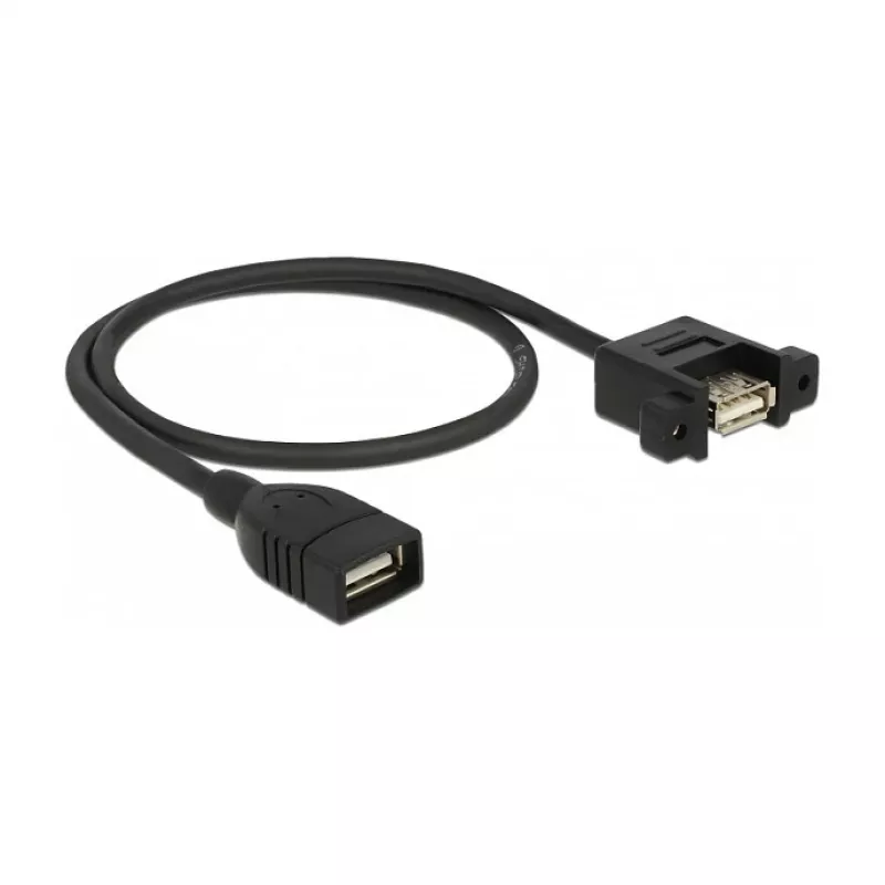 Kabel USB DeLOCK 85459 USB 2.0 0,5 m Czarny