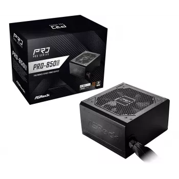 Zasilacz ASRock Pro Series PRO-850B 850W ATX 80+ Bronze, czarny