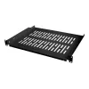 LogiLink Rack - Regal - Czarny, RAL 9005 - 1U - 48,3 cm (19 cali)