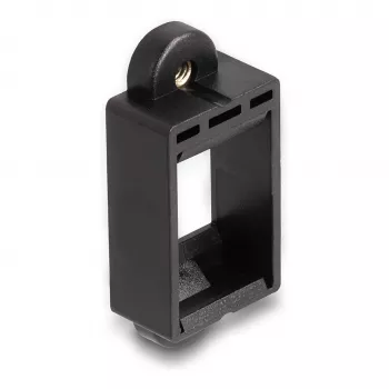 DeLOCK Uchwyt Keystone Ramka zatrzaskowa Czarny 18 mm x 40 mm x 10 mm