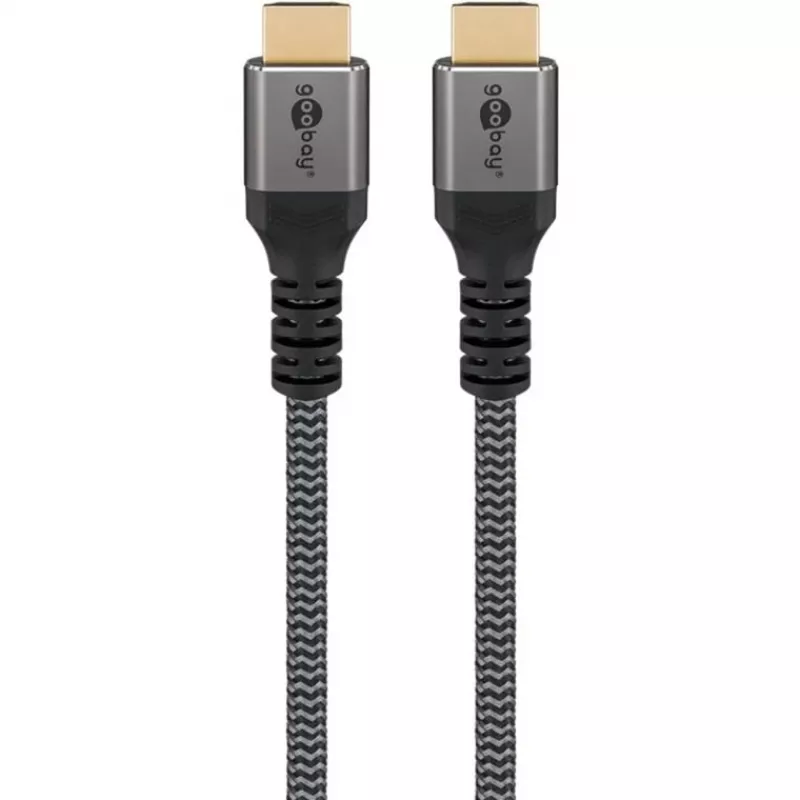 Goobay 65263 Kabel HDMI 5 m HDMI Typ A (Standard) Szary (65263)