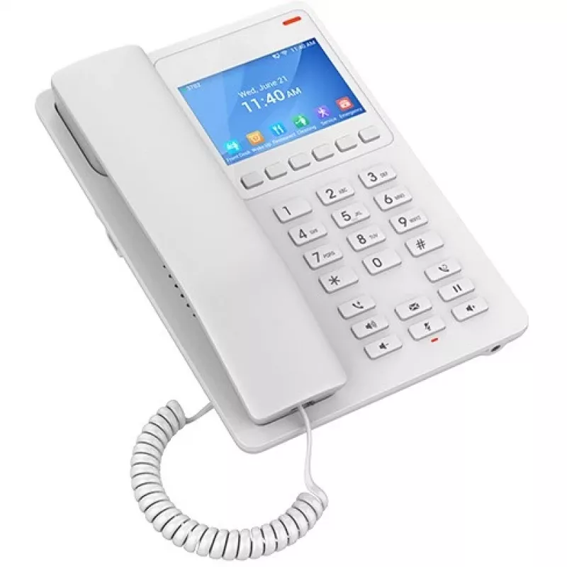Telefon IP Grandstream Networks GHP630 biały 2 linie LCD Wi-Fi