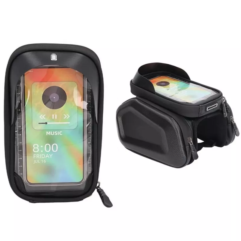 Extralink Torba rowerowa, wodoodporna torba na ramę z etui na telefon