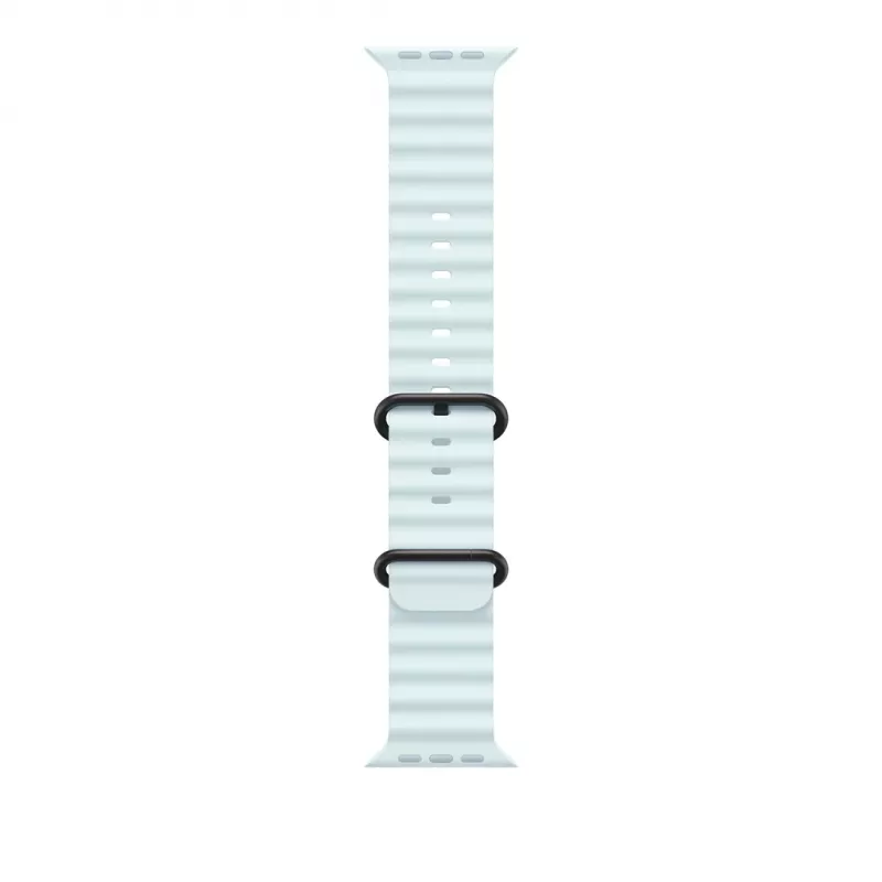 Apple 49mm Ice Niebieski Ocean Band - czarne wykończenie tytanowe