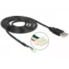 Kabel do kamery DeLOCK 95986 1,5 m czarny