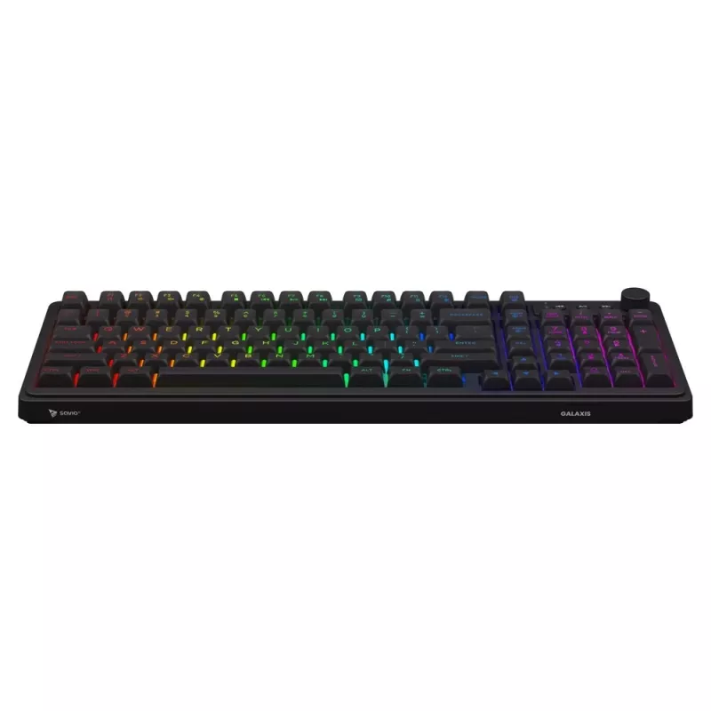 Klawiatura gamingowa Savio Galaxis USB QWERTY US English Czarny