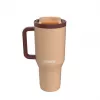 Termiczny kubek z teleskopową słomką Kambukka Rio Tumbler 950ml Almond Dream