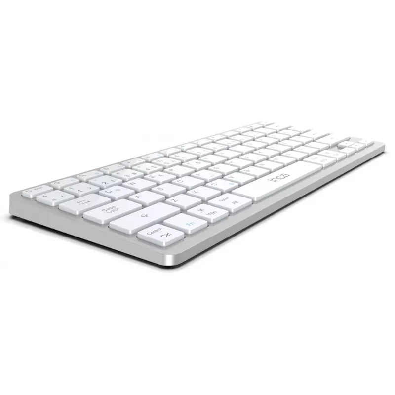 INCA Klawiatura IBK-565BT BT 5.0, Smart, Bateria 150 godz., 8-10 m srebrna