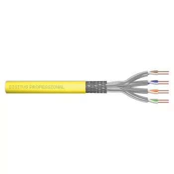 Kabel danych CAT 7A S/FTP - kabel instalacyjny, 1000 m, Simplex, Cca, certyfikat GHMT PVP