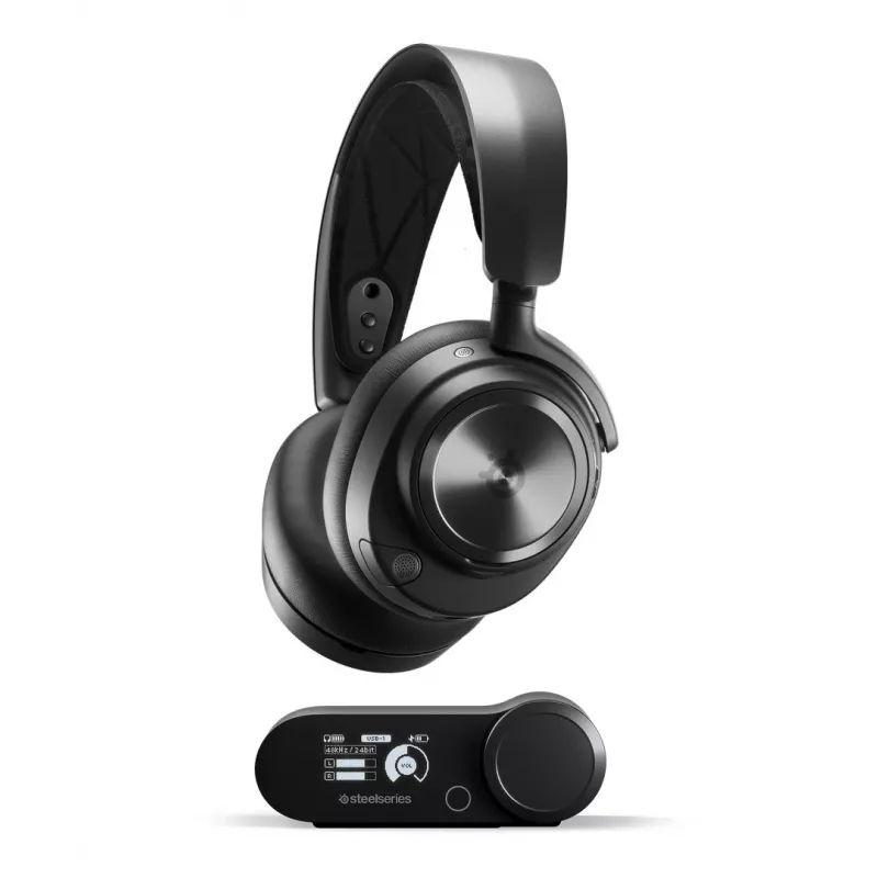 Steelseries Arctis Nova Pro Wireless Headset pałąk Gaming Bluetooth Czarny